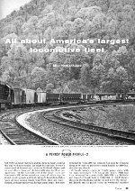 "Largest Locomotive Fleet," Page 39, 1964